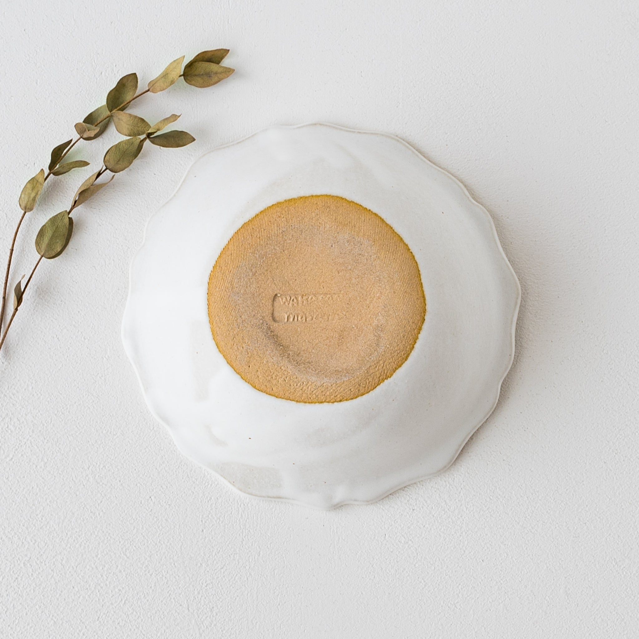 わかさま陶芸 フレンチレース フリル鉢 S マットホワイト｜作家、窯元