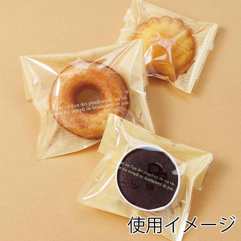 福重 平袋 Z-133-2 仏語&ツール柄 大 クリーム 100枚/袋 004328019