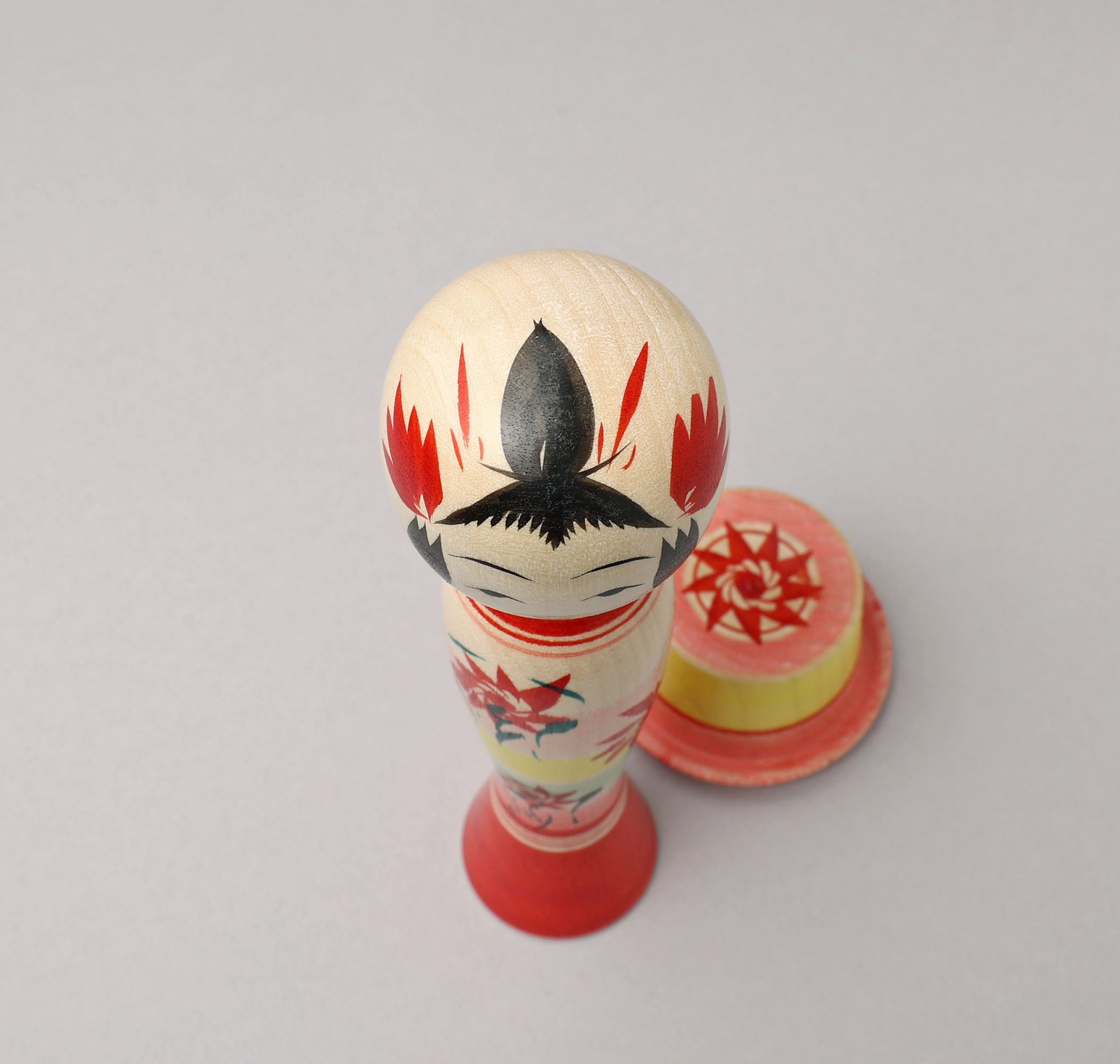 OHNUMA Hideaki 大沼秀顕工人 | Boushi-hat kokeshi - 帽子こけし