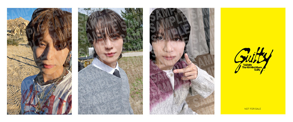 TAEMIN 4枚目の韓国ミニアルバム『Guilty』 UNIVERSAL MUSIC STOREと