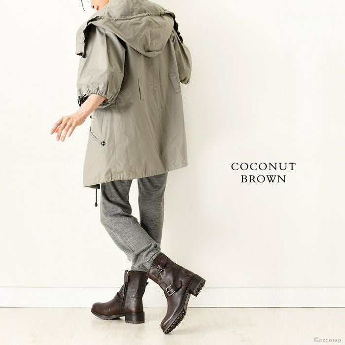 トリーバーチ ショートブーツ TORY BURCH 本革 エンジニアブーツ の