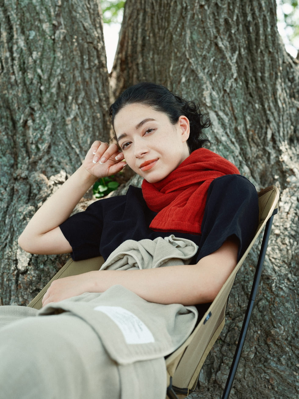 2.5重ガーゼのマフラー / L・スローケット - SHINTO TOWEL - 神藤タオル