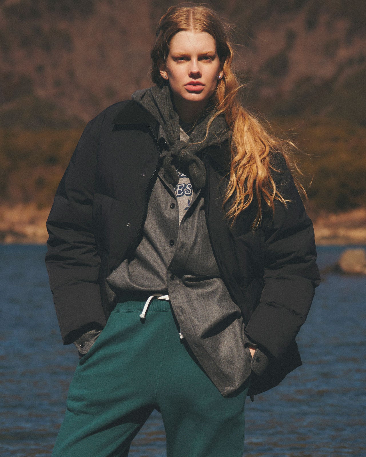 SUEDE COLLAR DOWN JACKET – Shinzone