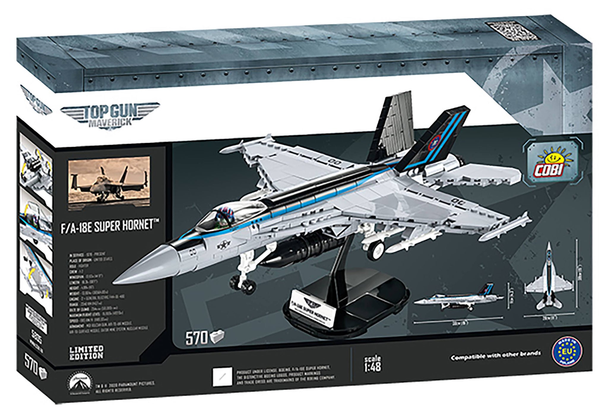 Top Gun Maverick F/A-18E Super Hornet Building Set B – The United