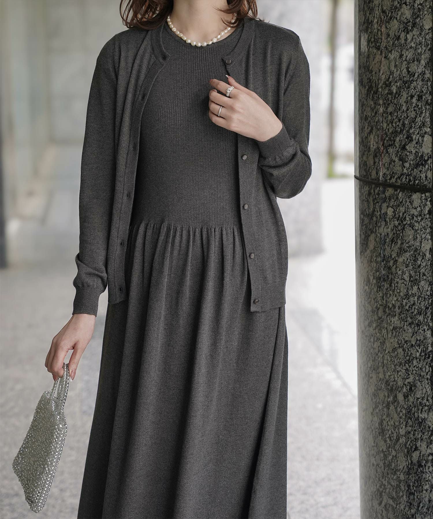 サマー ニット ワンピース