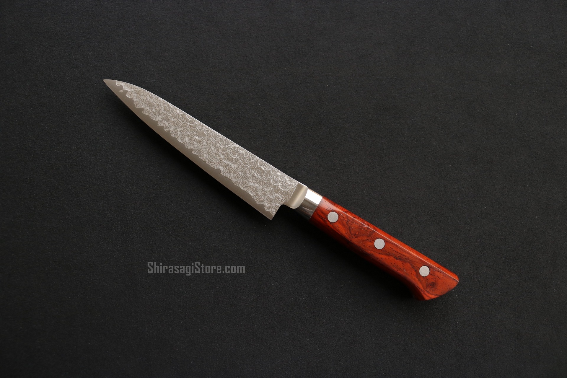 日本橋 木屋 ペティナイフ 49層墨流し スーパーゴールド粉末鋼