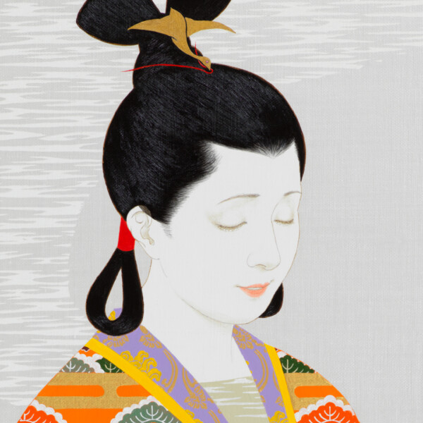 源氏物語・万葉集の日本絵画 – 源氏物語・万葉集を主題とし、日本の