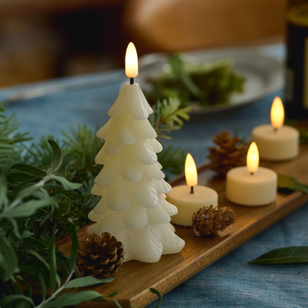 パーティやインテリアを彩る LEDライト キャンドル ツリー(S) | shesay