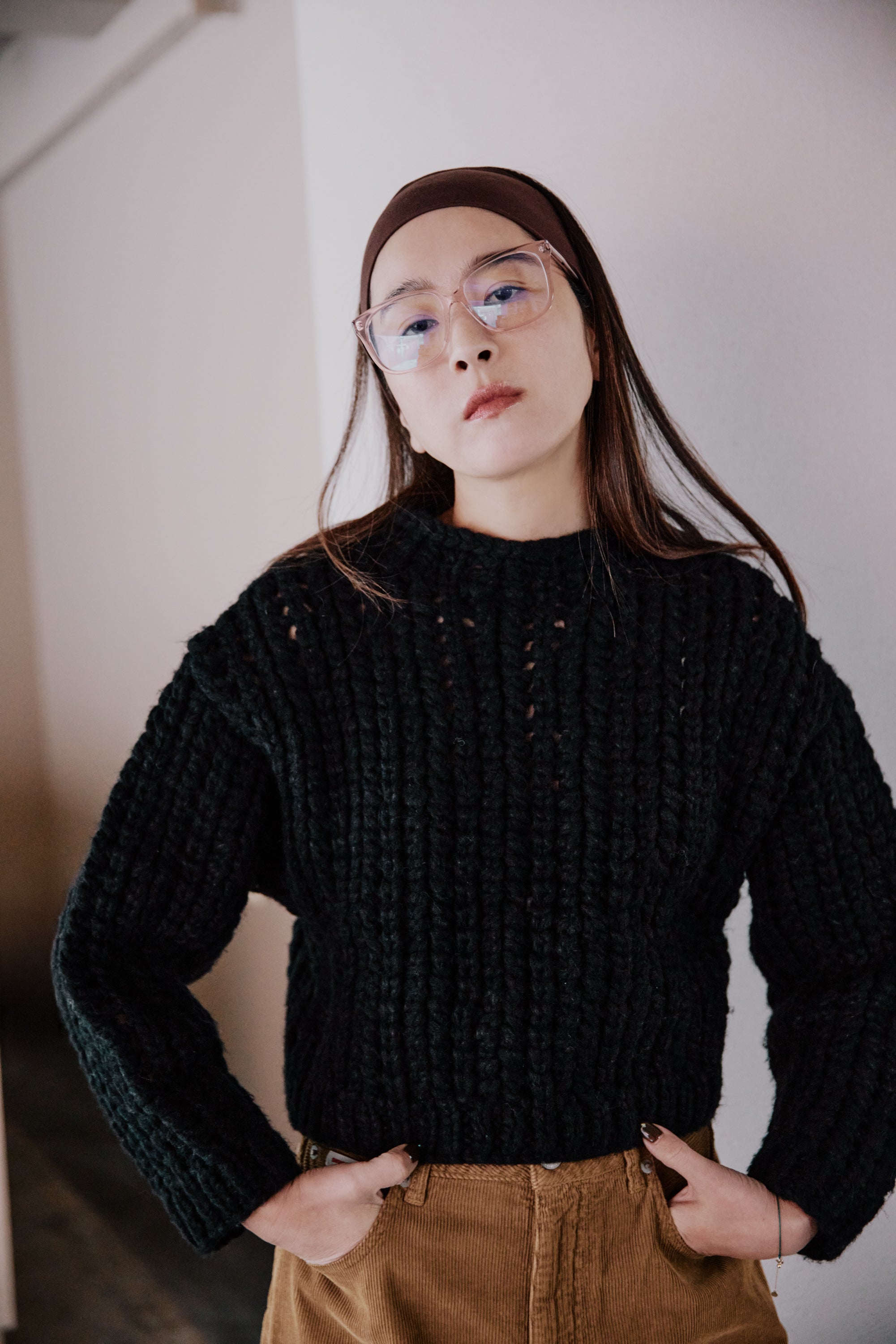 Square eye / CLEAR BROWN – SHISHIKUI