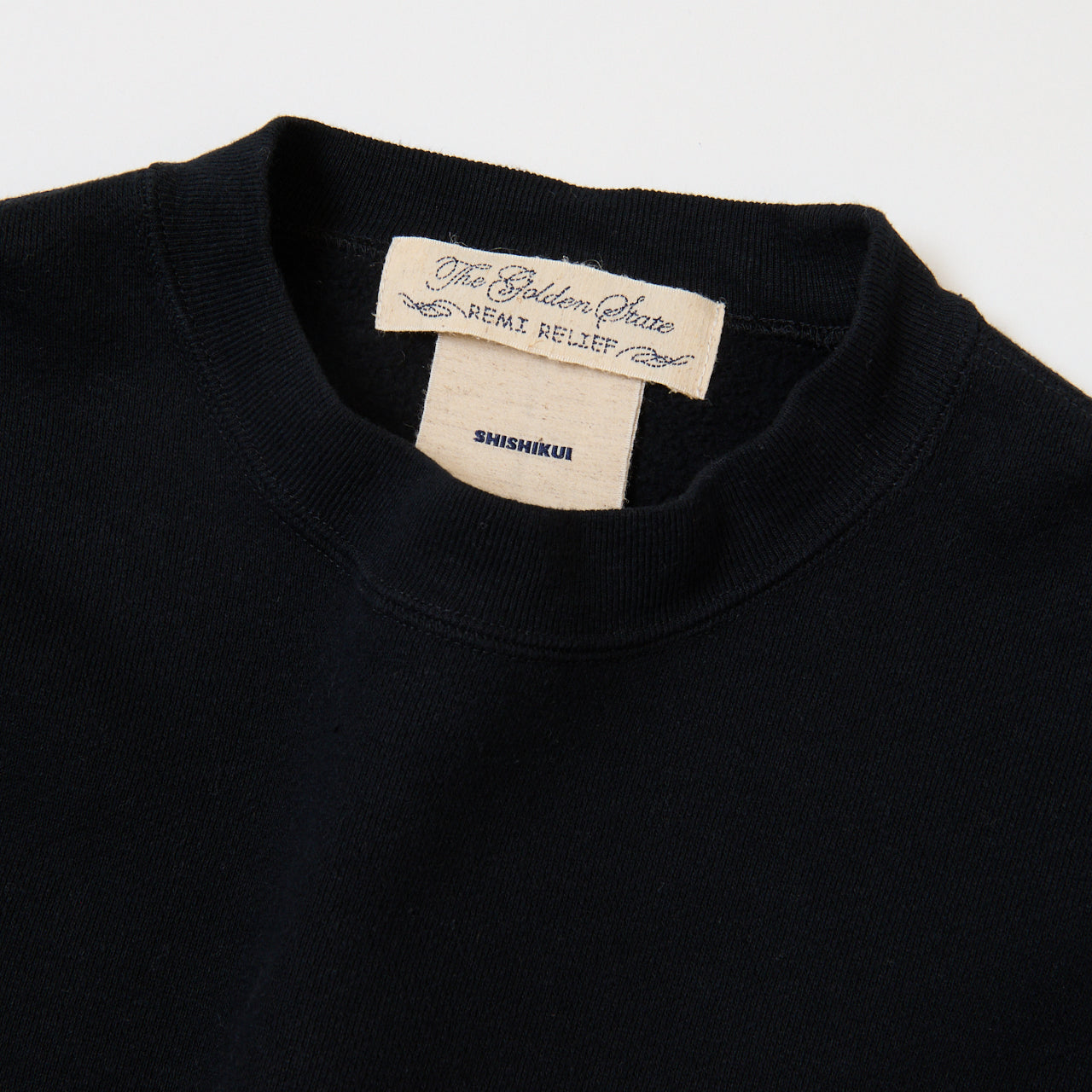 Brushed Crew / BLACK – SHISHIKUI