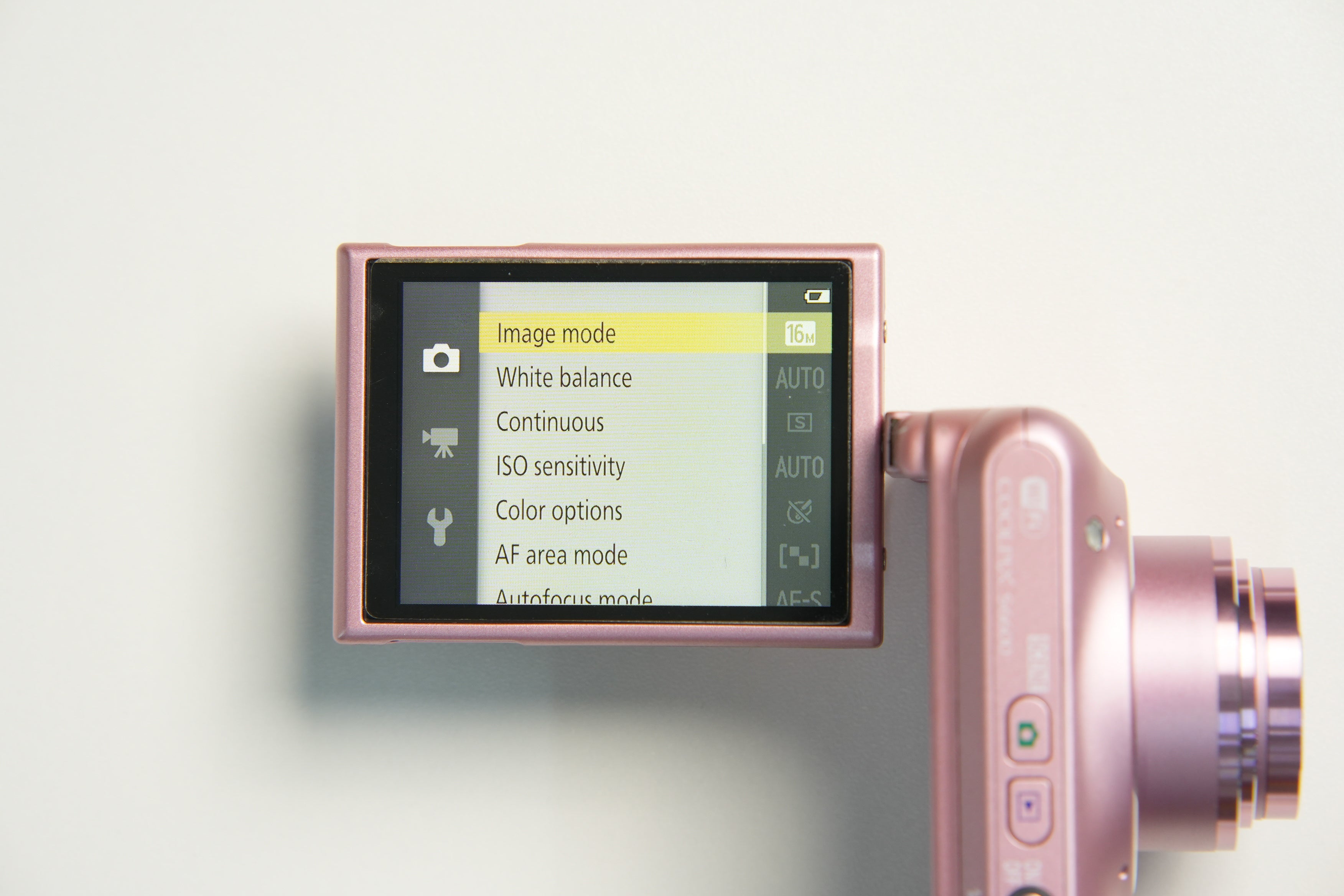 Nikon Coolpix S6600 Flip Screen Digital Camera - Metallic Pink