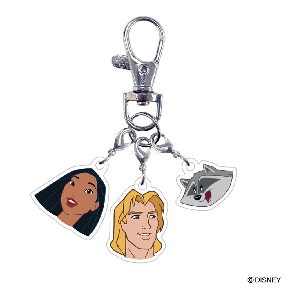 ディズニー トリオアクリルキーホルダー プリンセスシリーズ – きゃら