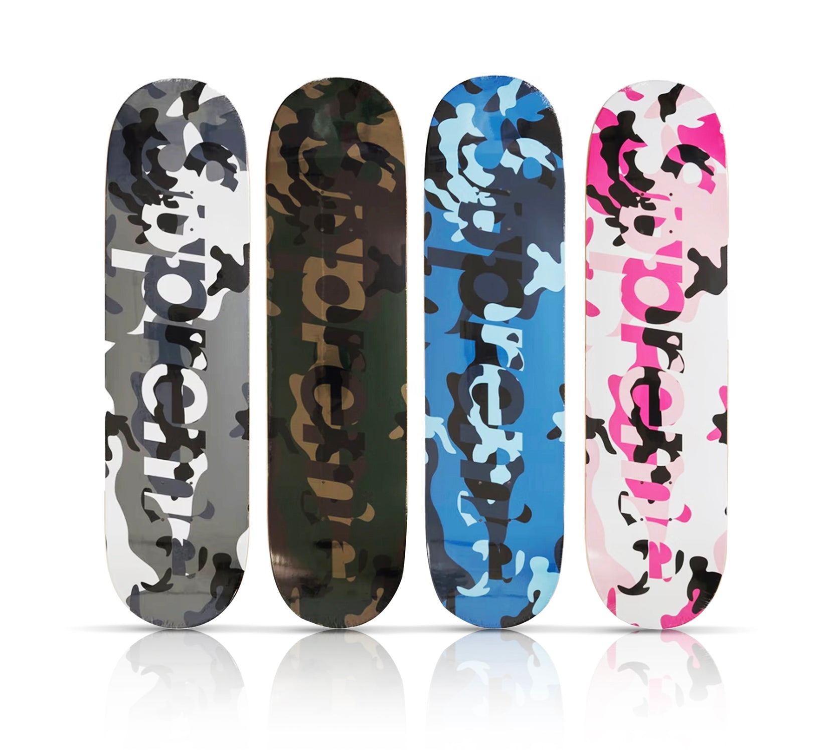 SUPREME 'Camo Logo' (2019) Skateboard Deck (green) – Sk8 Of The Art