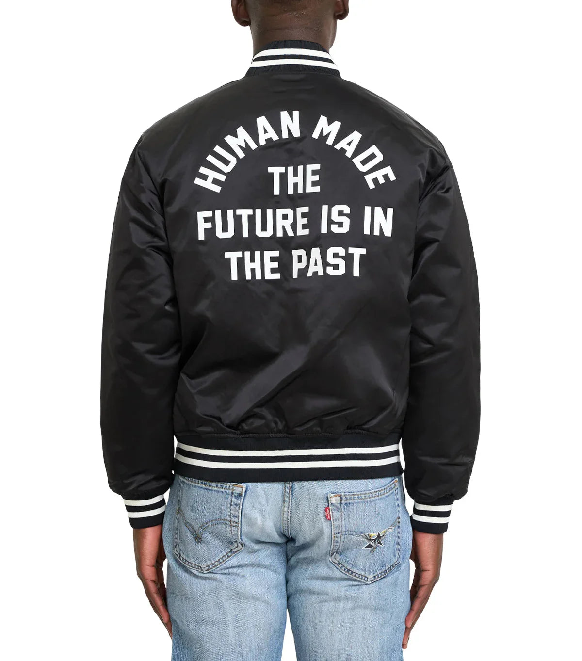 Human Made Nylon Stadium Jacket Black | SOMEWHERE®