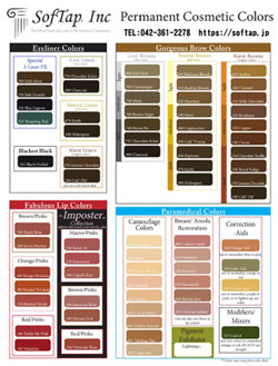 SofTap Japan ソフタップ タトゥーメイク リップ 唇 色素 Lip Pigment