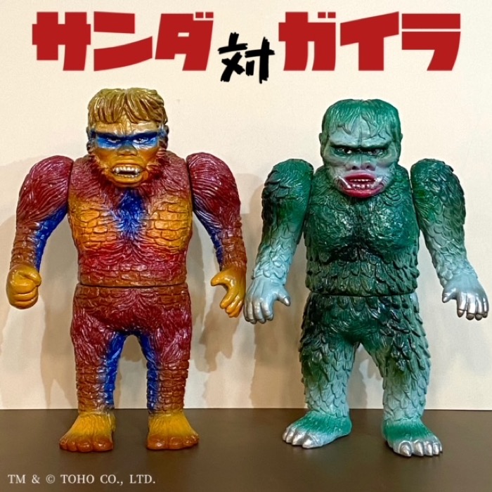 ホビーラウンド30」でシマックスが「ミドル東宝怪獣ソフビ対決セット