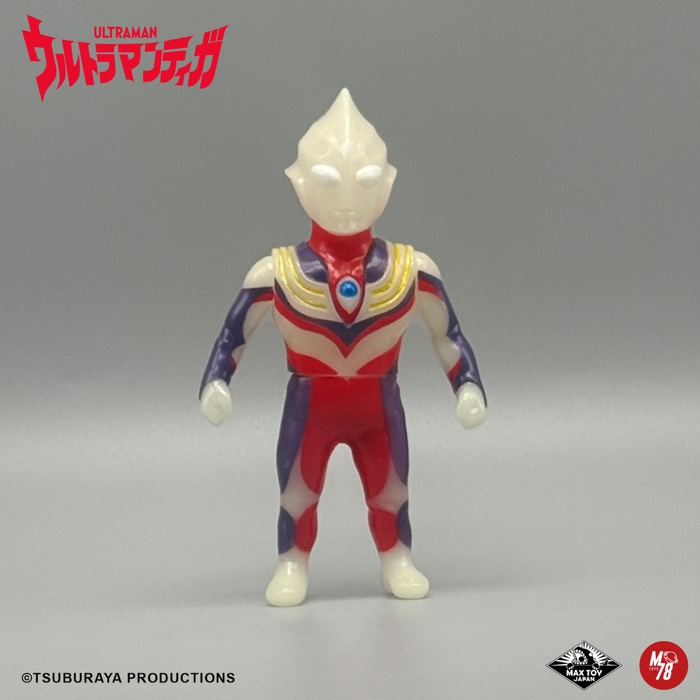 MAXTOY ウルトラマン ティガ パワータイプ 赤 ソフビ TTF MAXTOY