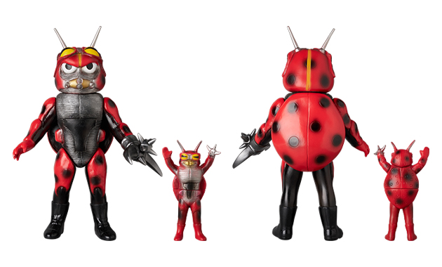 東映レトロソフビコレクション］は「仮面ライダーV3」と「クサリガマ