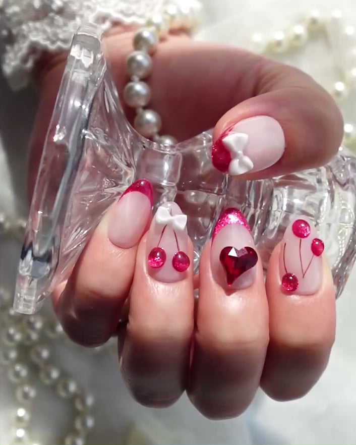 NEW】ガーリーボリューム/フレンチネイル/マグネットネイル/水光