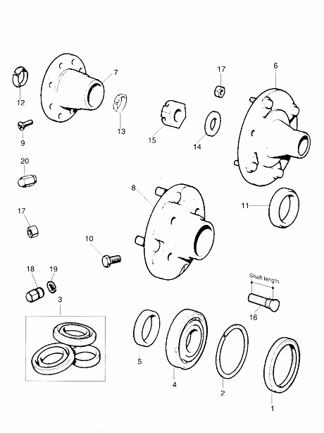 ドライブフランジ/フロントホイールベアリング | ローバーミニ