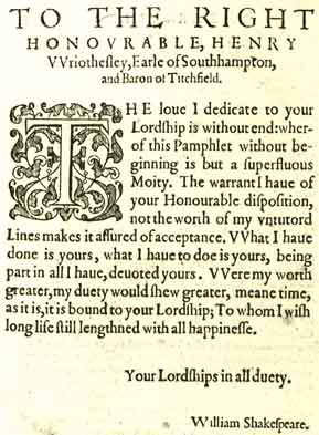 Shakspere/Shakespeare Chronology, 1593-1596 | SourceText.com