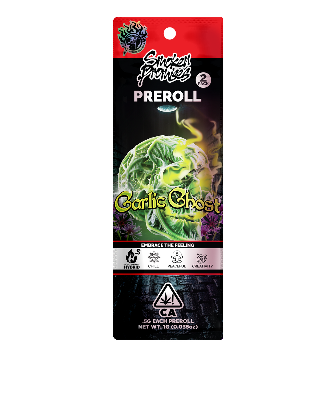 Garlic Ghost Pre-Roll – Smoken Promises