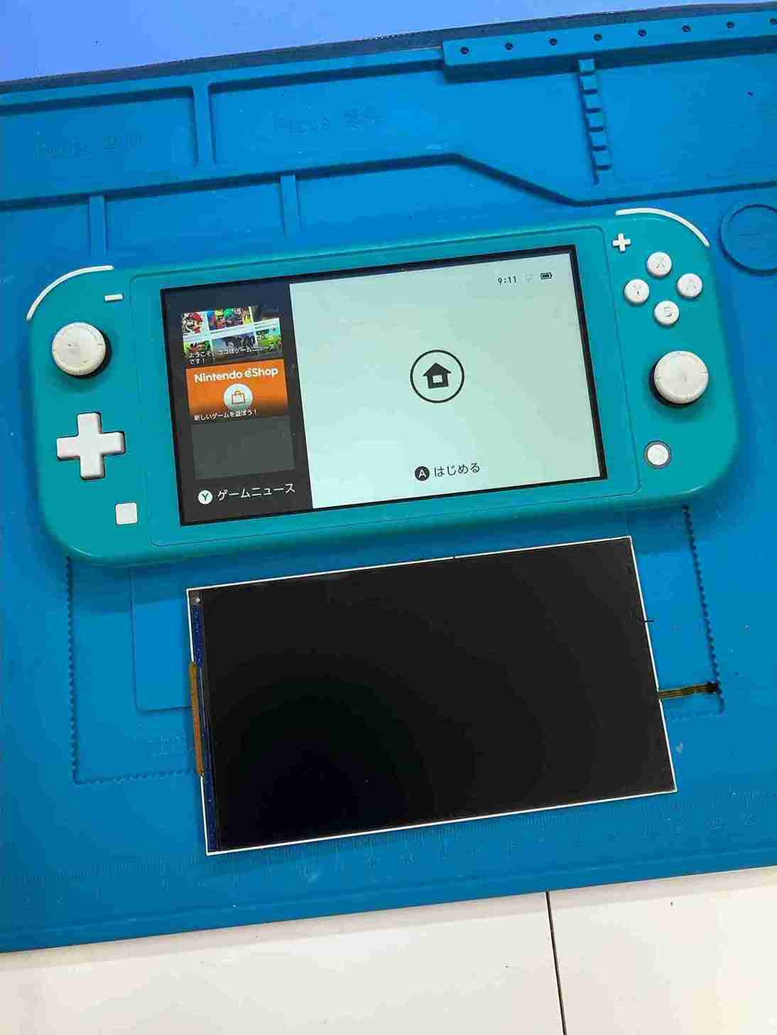 Switch Liteの画面がガビガビに？液晶ノイズの原因とデータそのまま