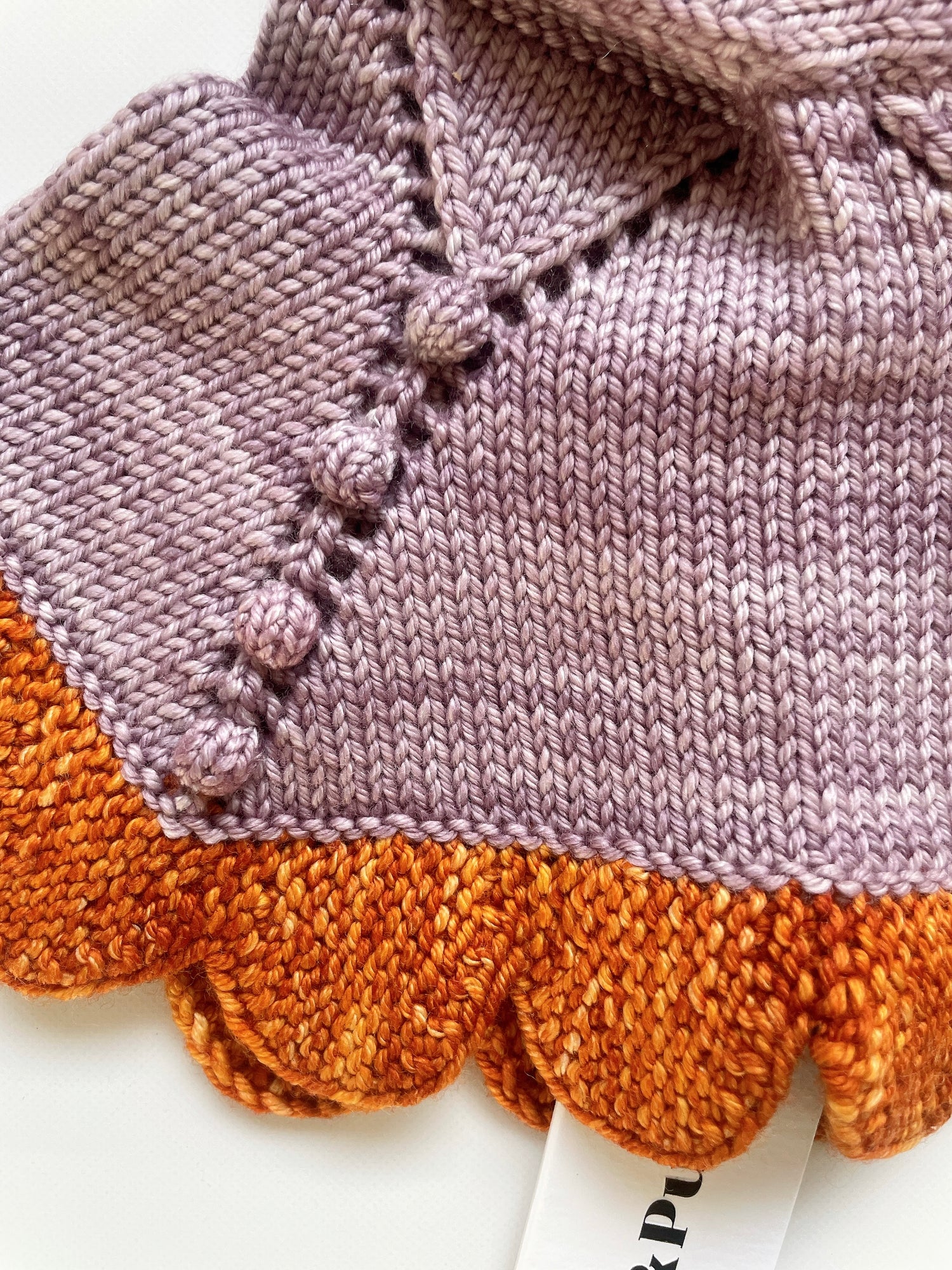 Misha&Puff+ Scallop Capelet - Periwinkle – slow. editions