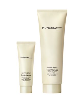 MAC Hyper Real Fresh Canvas Cream-To-Foam Cleanser, 4.2 oz. - Macy's