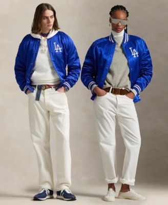 Polo Ralph Lauren Unisex Dodgers Satin Jacket - Macy's