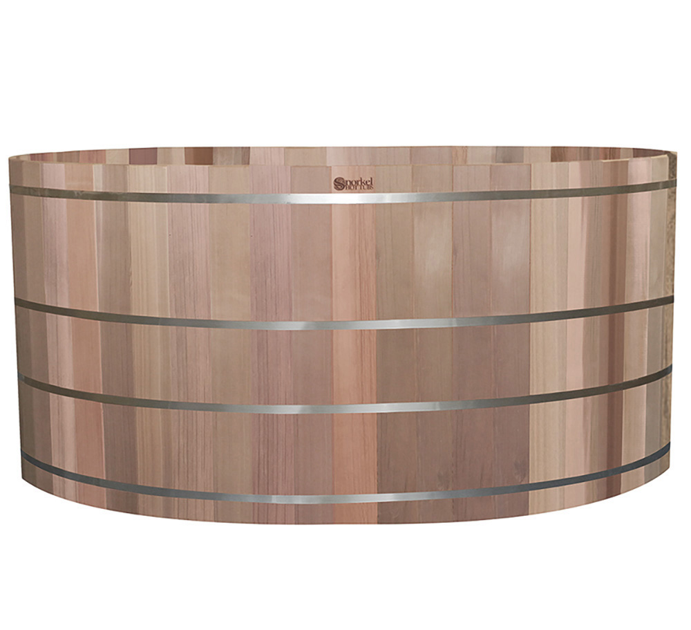 8'x4' Soaking Power Pak™ Cedar Hot Tub Package - Snorkel Hot Tubs