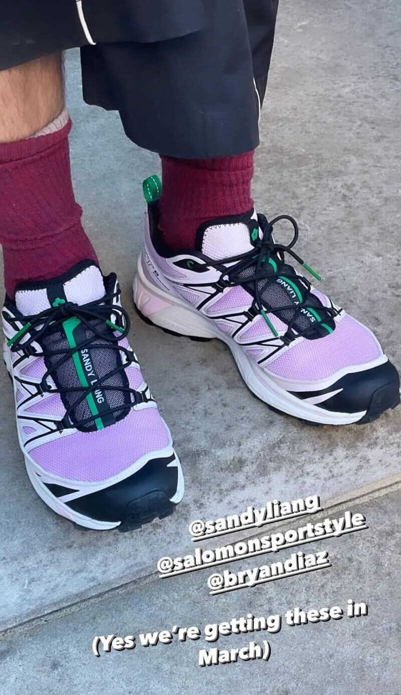 5月5日発売【Sandy Liang x Salomon XT-6 and RX Snow-Moc】フェミニン