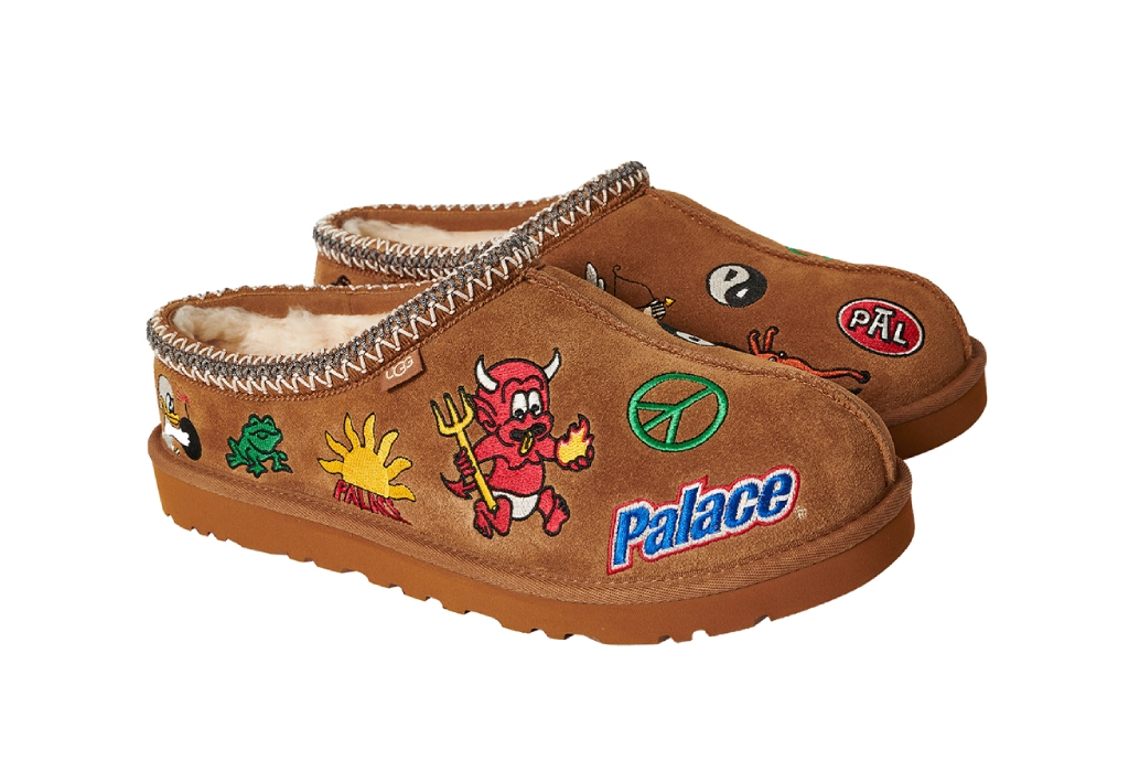 Palace Skateboards x UGG Tasman Slipper Release Date | SNKRDUNK