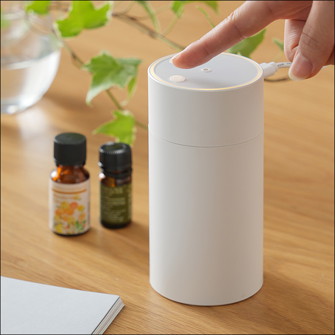 アロマディフューザー 水なし ネブライザー エッセンシャルオイル