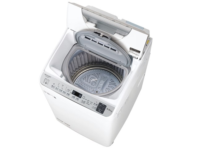 シャープ【SHARP】洗濯5.5kg 乾燥3.5kg タテ型洗濯乾燥機 シルバー系