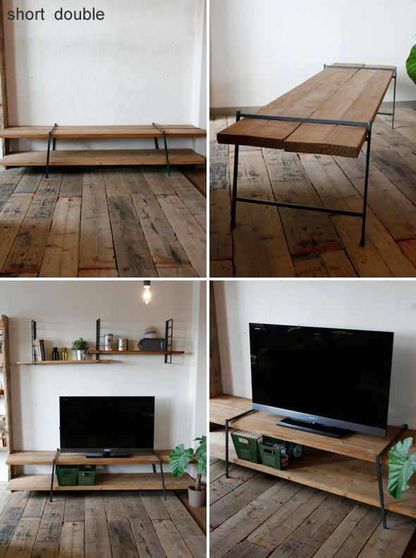 送料無料≪鉄脚≫【フラットアイアンレッグ/ショート/シングル・ダブル