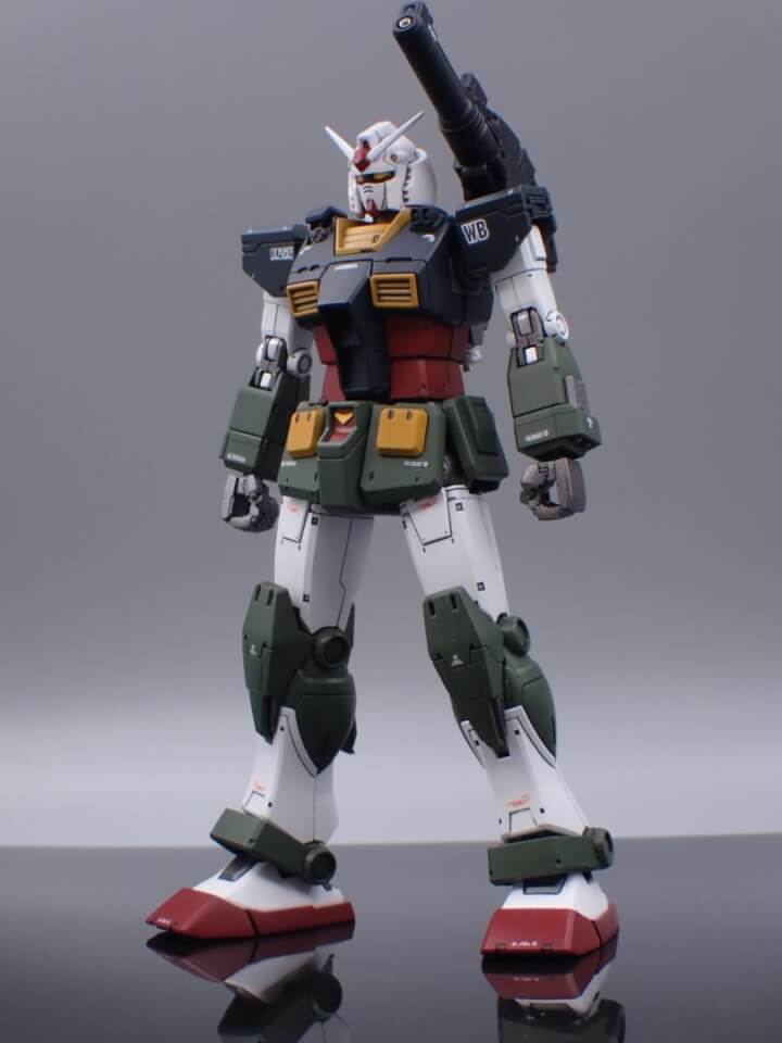 HG RX78-2 ORIGIN ガンダムをリアルタイプカラーに全塗装して