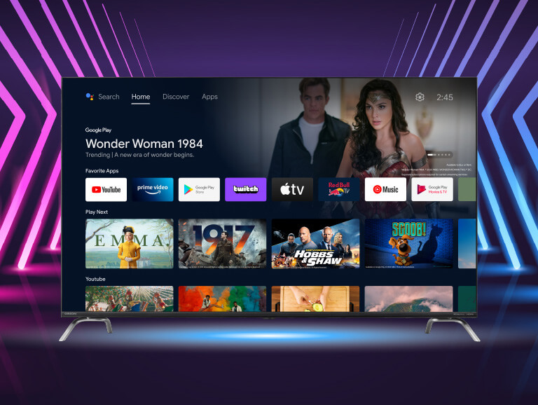 ドウシシャ ORION 32V型 FHD AndroidTV搭載 チューナレス スマート