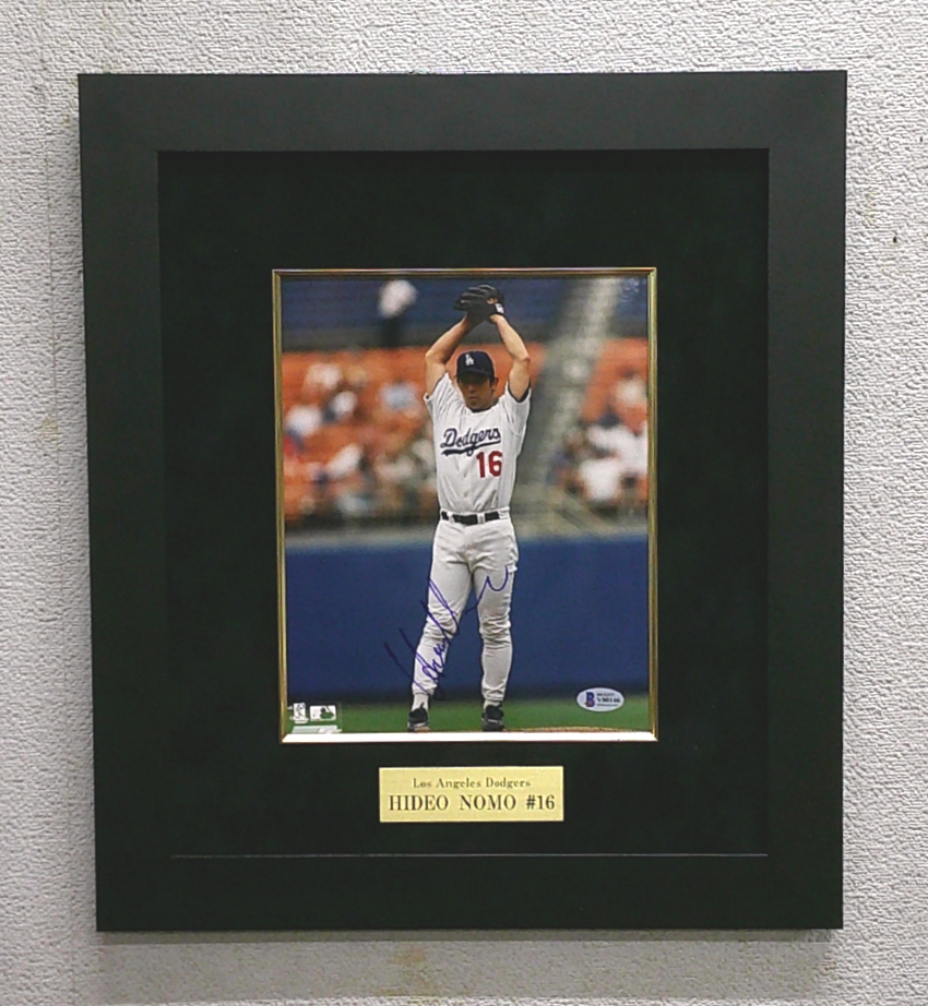 ⭐️野茂英雄⭐️1995年 ドジャース 限定ピンバッジセット 額縁