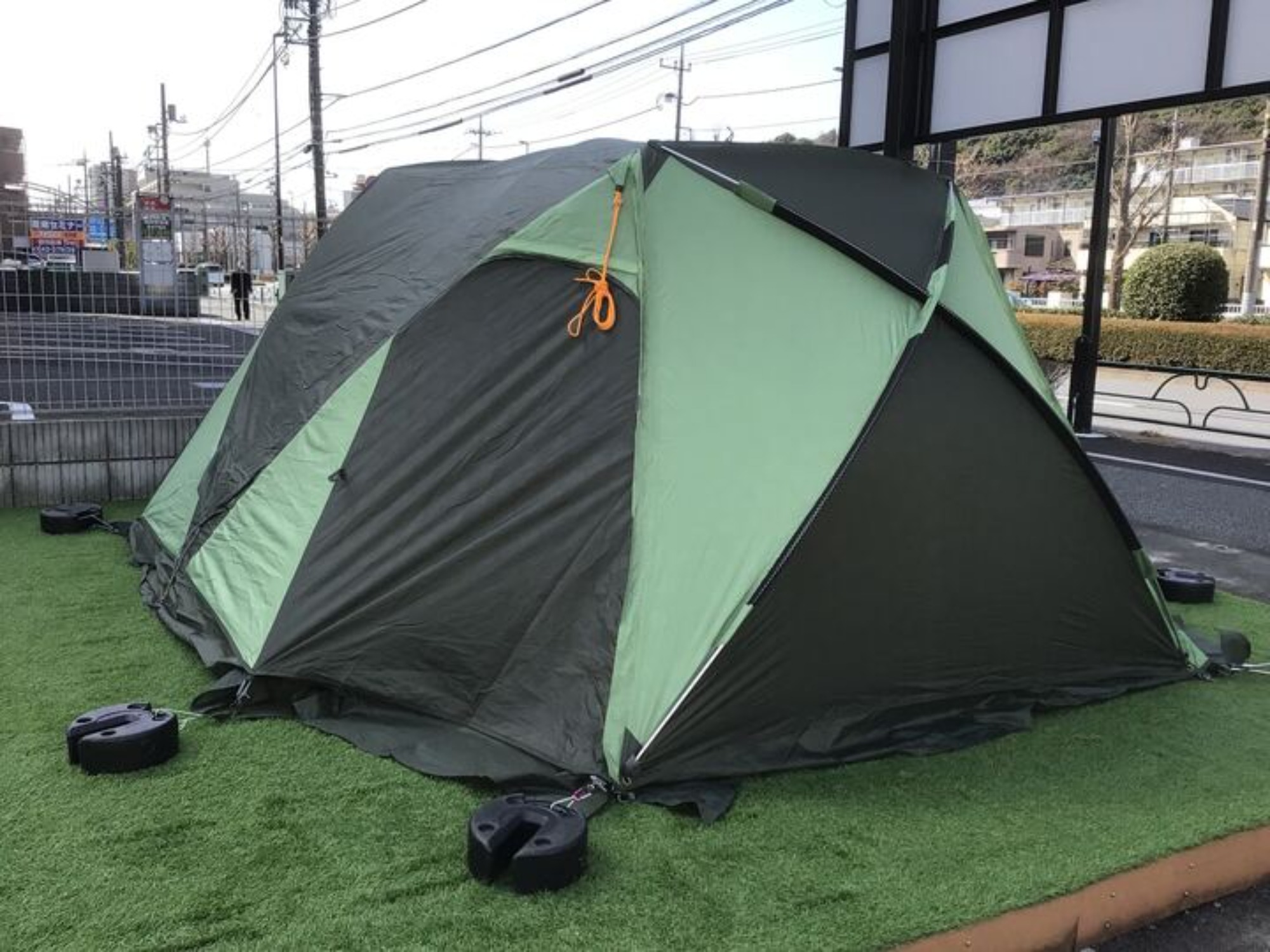 入口がそのまま屋根になる！？【ロゴス neos AL PANEL V-DOME WXL-AI