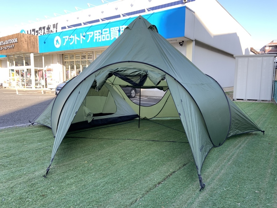 設営ナント10分切り!?進化系ワンポールテント！ハイランダーの