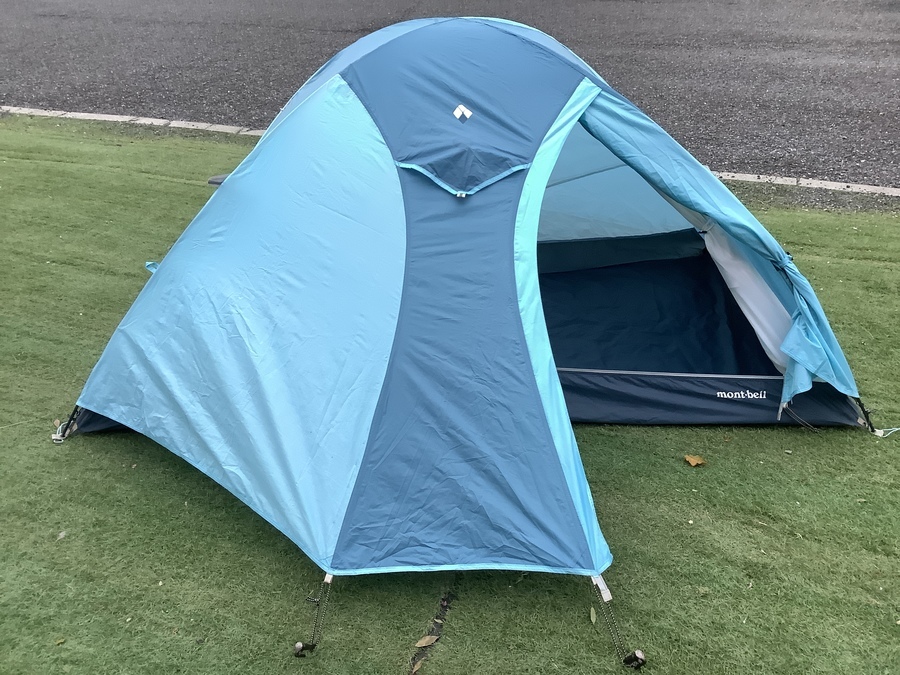 ふたりソロキャンプに！モンベル クロノスドーム2型×2カラー[2022.04