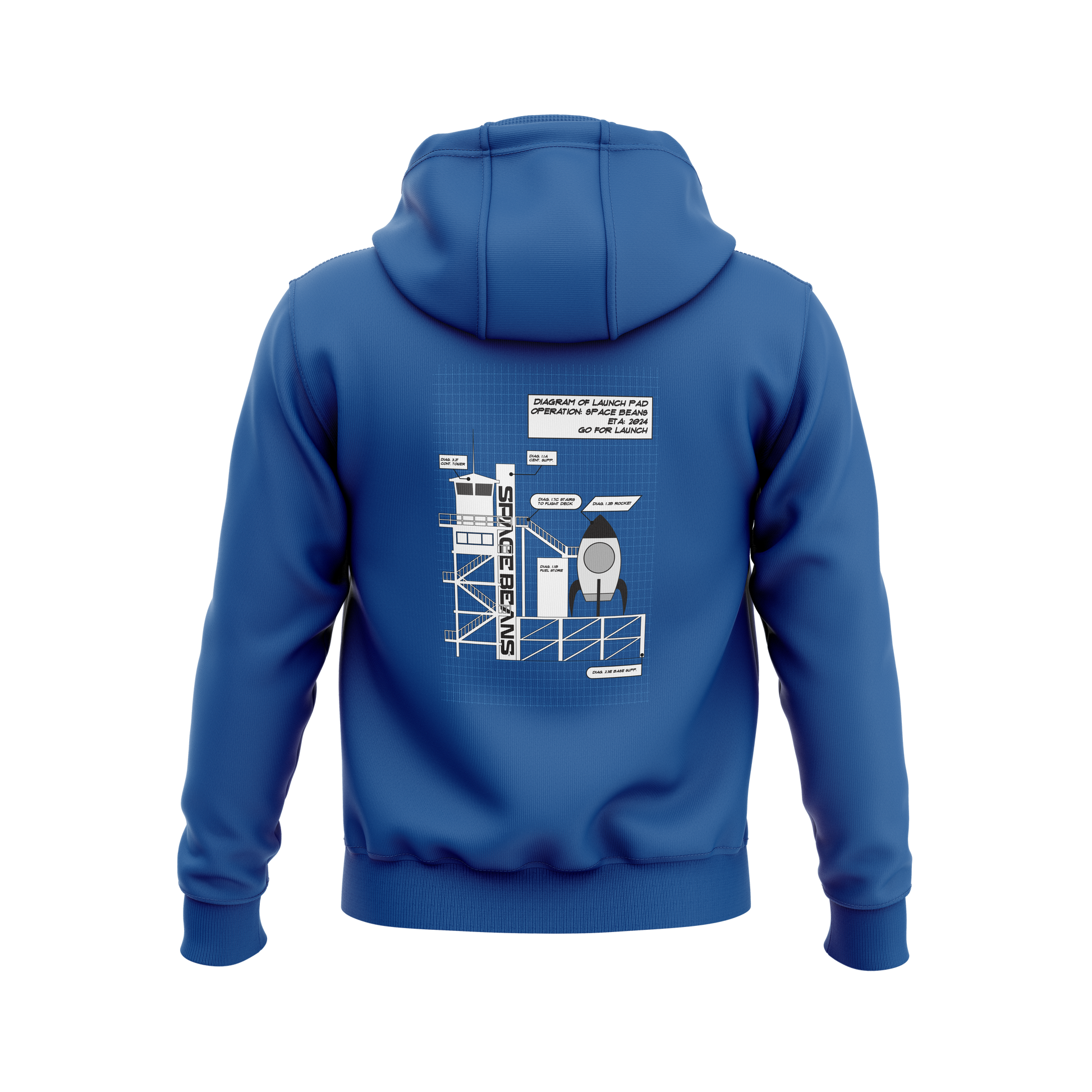 Go For Launch Hoodie – Space Beans Coffee