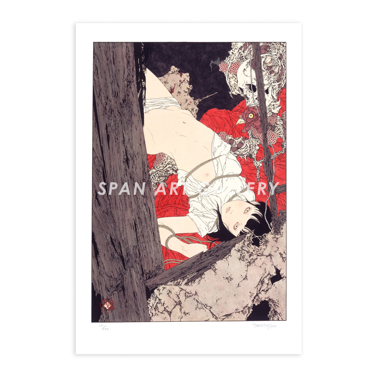 Span Art Gallery / 【直筆サイン・エディション入】山本タカト 額付き