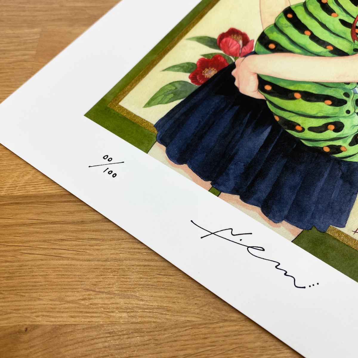 Span Art Gallery / 【直筆サイン・エディション入】西塚em 額付き複製