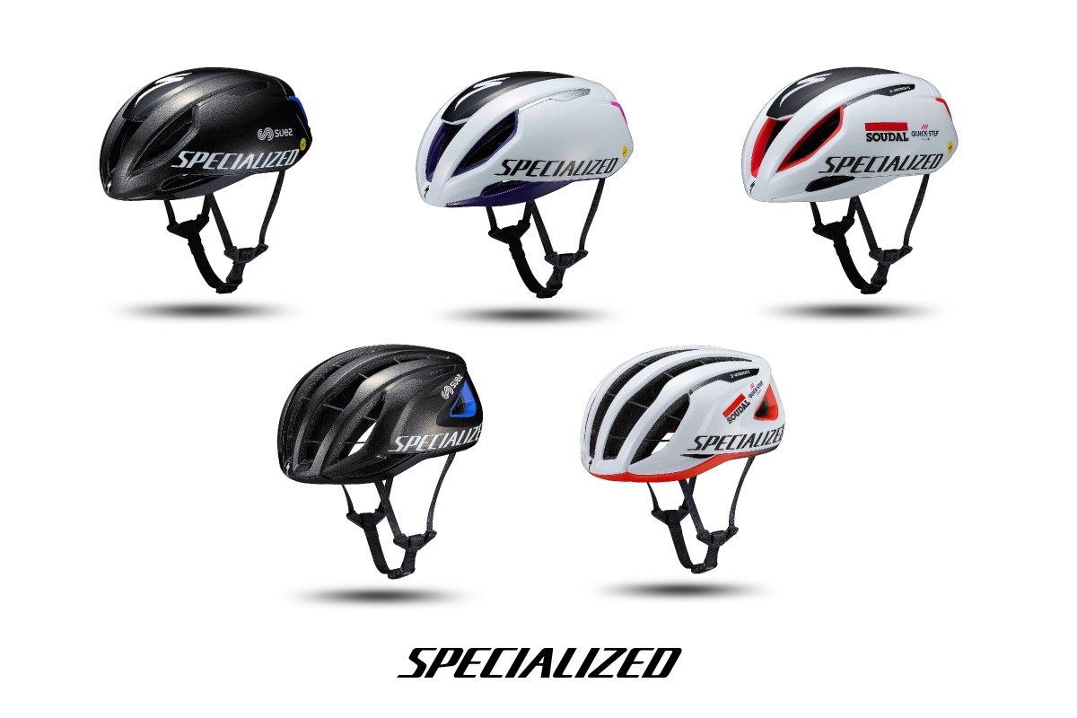 S-Works Evade 3 と S-Works Prevail 3 にSoudal Quick-Step、FDJ