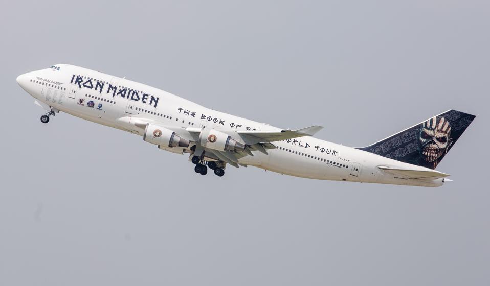 Iron Maiden's Boeing 747 Tour Plane Becomes A Collectible