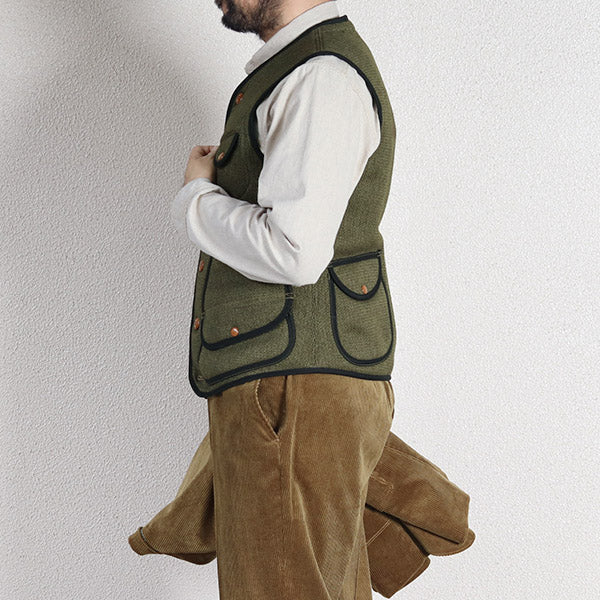 BRIDGEPORT / OUTDOOR STYLE HUNTING VEST / OLIVE GRAIN — SPEEDWAY