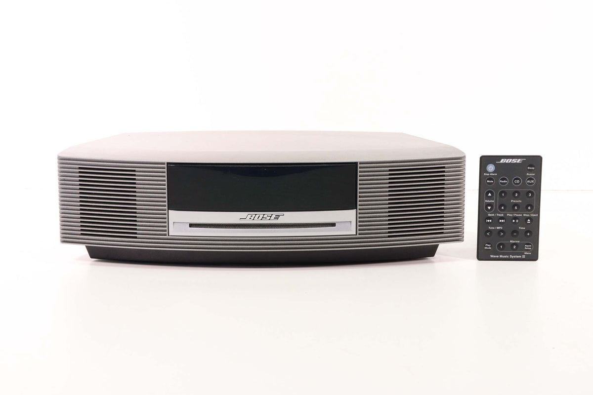 BOSE Wave Music System III CD Player AM/FM Radio Tuner Silver