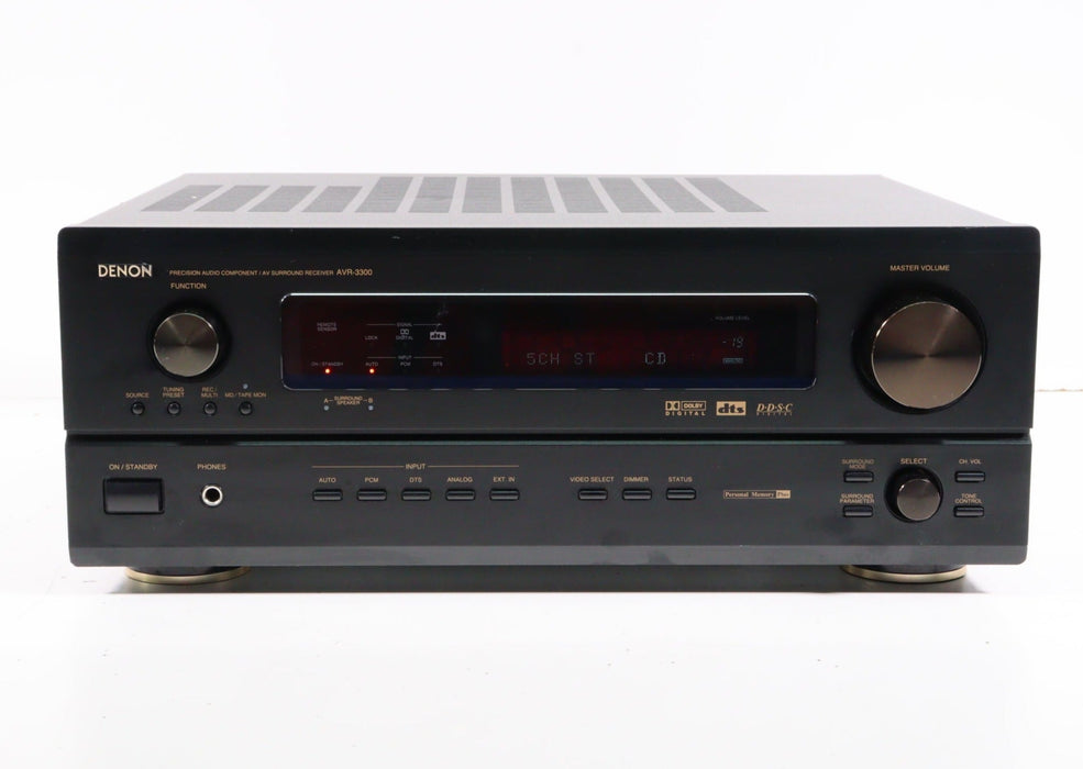 Denon AVR-3300 AV Surround Receiver (NO REMOTE) — SpenCertified